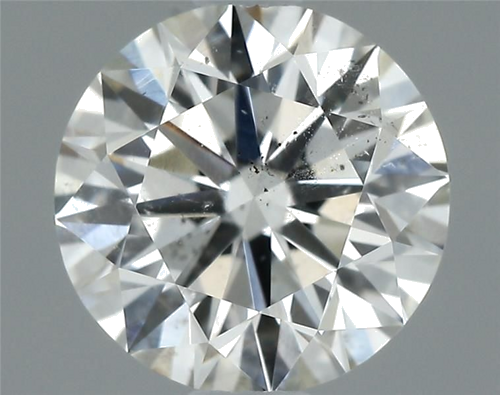 0.66 carat I-SI2 Excellent cut Natūralus Round Deimantas (1)