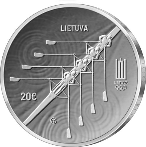 2021 Lithuania Tokyo XXXII Olympics 20 euro silver coin (1)