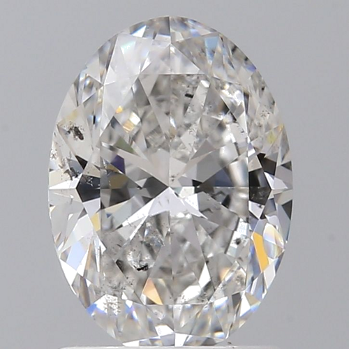 1.21 carat F-SI2 Natūralus Oval Deimantas (1)
