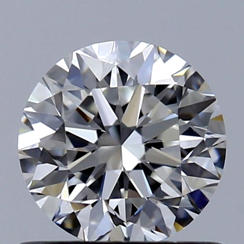 0.7 carat F-VVS2 Very Good cut Natūralus Round Deimantas (1)