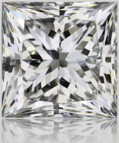 1.01 carat H-VS2 Natūralus Princess Deimantas (1)