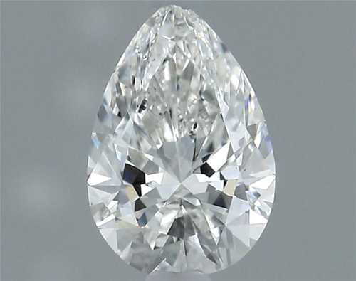 0.35 carat G-SI1 Natūralus Pear Deimantas (1)