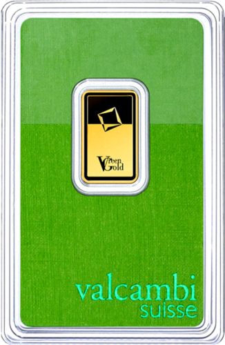 5 гр. Инвестиционно златно кюлче Valcambi Green Gold (2)