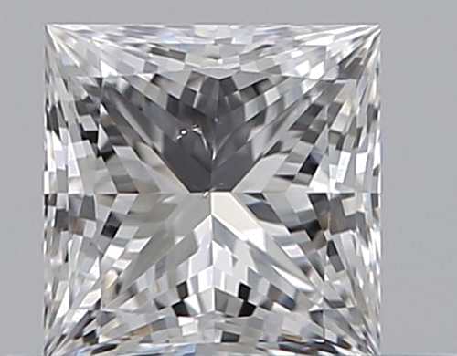 0.5 carat E-SI1 Natūralus Princess Deimantas (1)