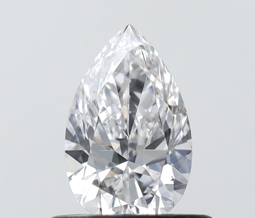 0.53 carat D-VVS2 Natūralus Pear Deimantas (1)