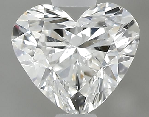 0.62 carat F-SI2 Natūralus Heart Deimantas (1)