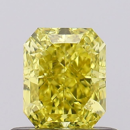 0.56 carat Fancy Deep Yellow-VS1 Natūralus Radiant Deimantas (1)