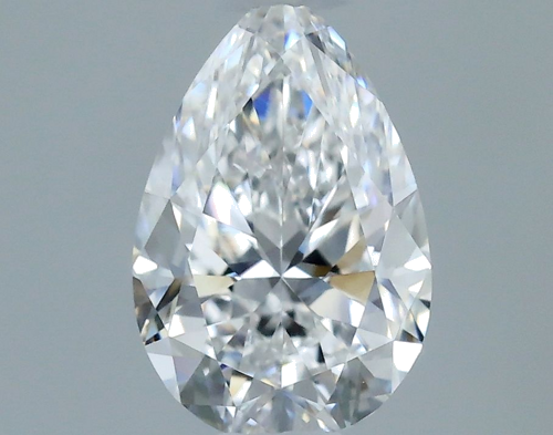 0.37 carat D-VVS1 Natūralus Pear Deimantas (1)