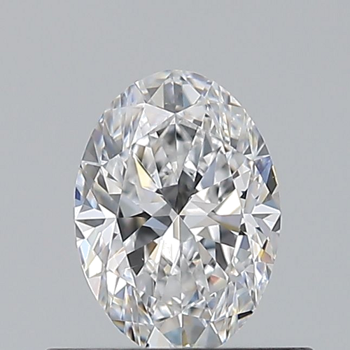 0.5 carat D-VS2 Natūralus Oval Deimantas (1)