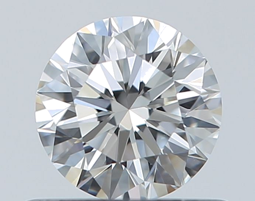 0.5 carat F-VVS1 Excellent cut Natūralus Round Deimantas (1)