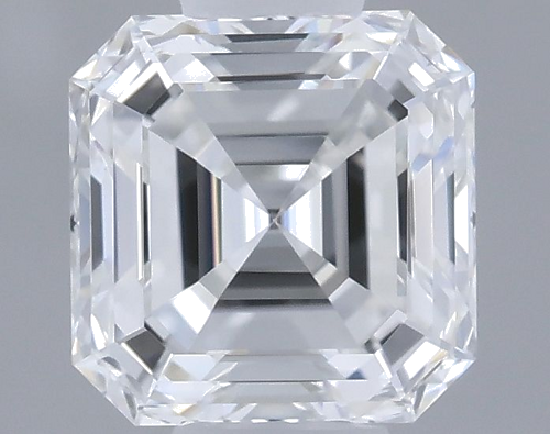 0.5 carat F-VVS1 Natūralus Asscher Deimantas (1)