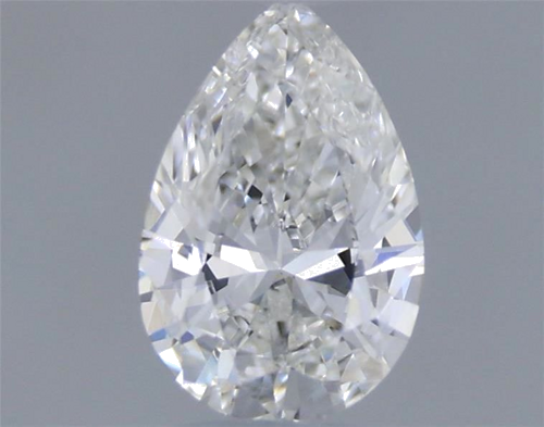 0.18 carat F-VVS2 Natūralus Pear Deimantas (1)