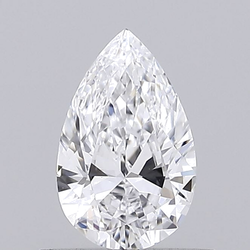0.52 carat D-IF Natūralus Pear Deimantas (1)