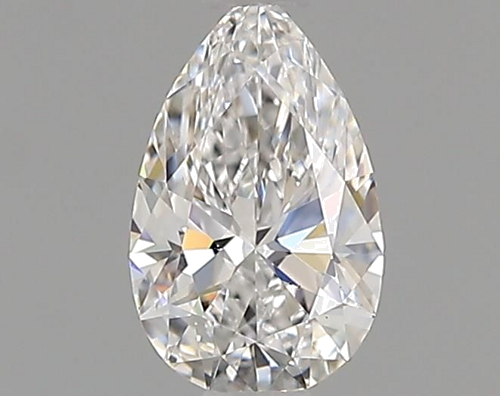 0.46 carat E-VS2 Natūralus Pear Deimantas (1)