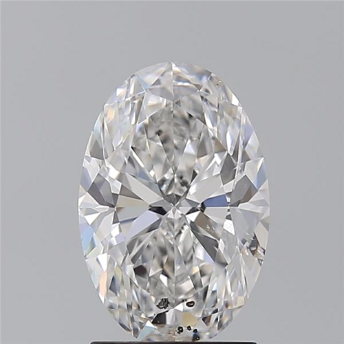 2.01 carat D-SI2 Natūralus Oval Deimantas (1)