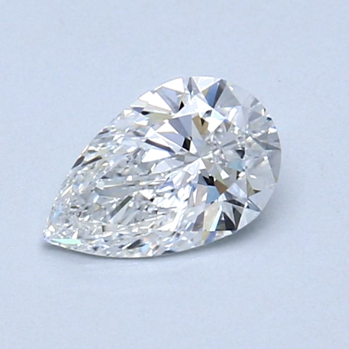 0.52 carat E-VS2 Natūralus Pear Deimantas (1)