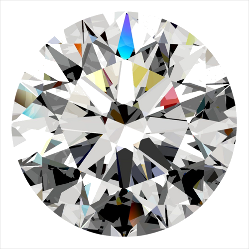 0.3 carat G-VVS2 Excellent cut Natūralus Round Deimantas (1)