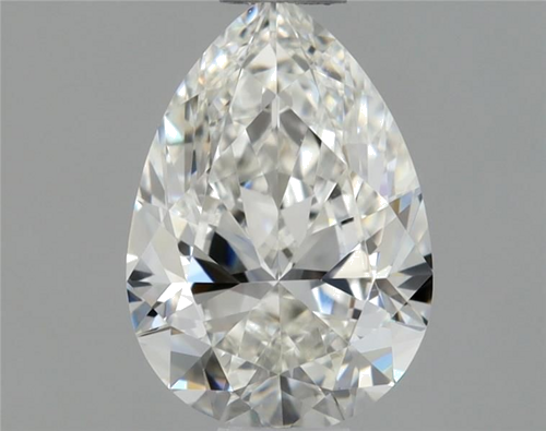 0.6 carat H-VVS1 Natūralus Pear Deimantas (1)