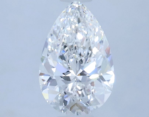 0.62 carat E-VVS1 Natūralus Pear Deimantas (1)