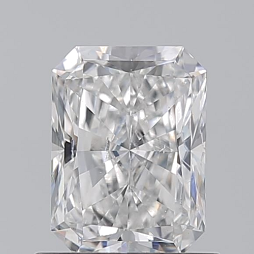 1.01 carat F-SI1 Natūralus Radiant Deimantas (1)