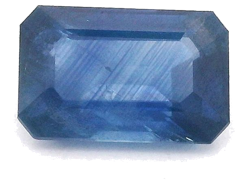 0.68 carat BLUE STEP cut Octagonal Safyras (1)