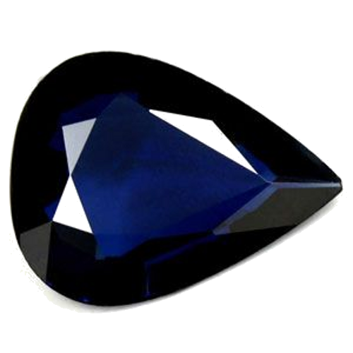 3.21 carat BLUE Pear Safyras (1)