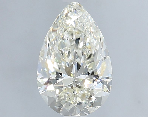 1.0 carat K-SI1 Natūralus Pear Deimantas (1)