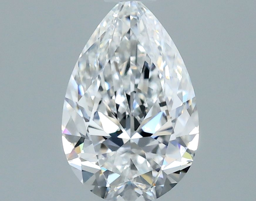 0.5 carat D-VS1 Natūralus Pear Deimantas (1)