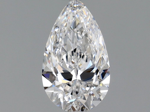 0.57 carat D-VVS2 Natūralus Pear Deimantas (1)