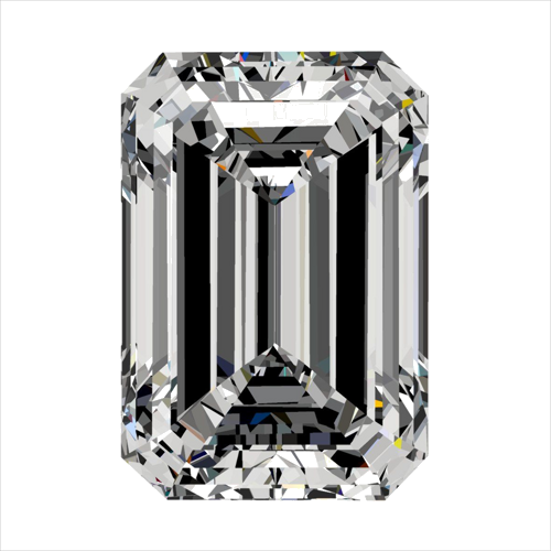 0.3 carat F-VS2 Natūralus Emerald Deimantas (1)