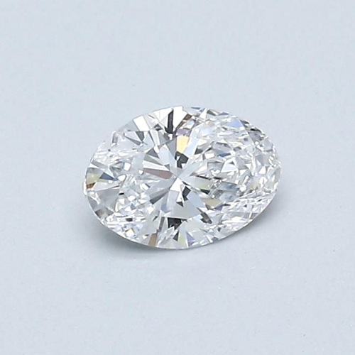 0.37 carat D-VS1 Natūralus Oval Deimantas (1)