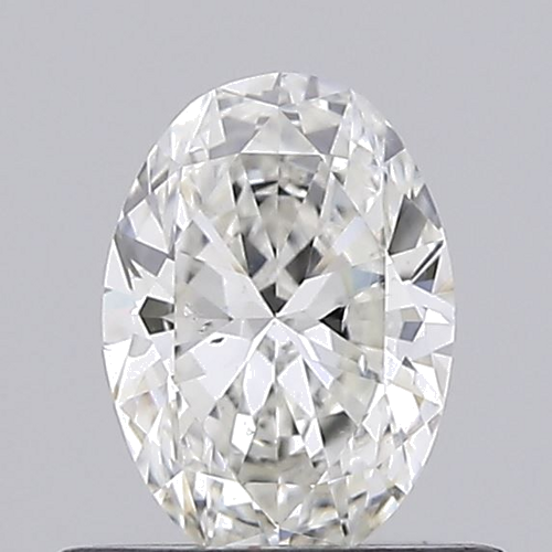 0.51 carat H-SI1 Natūralus Oval Deimantas (1)