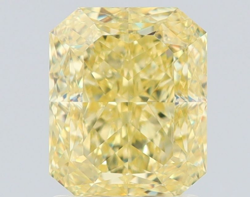 2.01 carat Fancy Yellow-VVS2 Natūralus Radiant Deimantas (1)