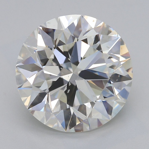 6.11 carat I-SI1 Excellent cut Natūralus Round Deimantas (1)