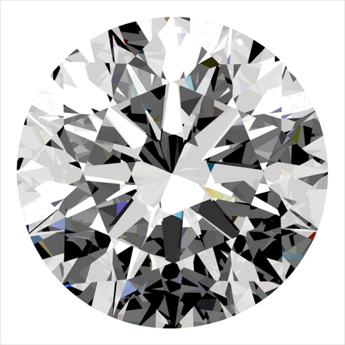 0.3 carat F-VS2 Excellent cut Natūralus Round Deimantas (1)
