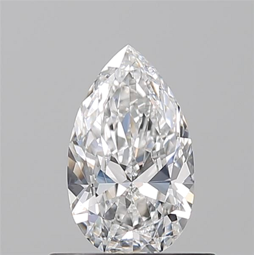 0.5 carat E-VVS2 Natūralus Pear Deimantas (1)