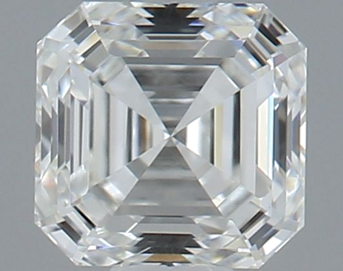 0.5 carat G-VVS1 Natūralus Asscher Deimantas (1)