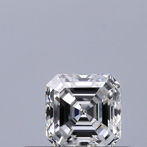 0.33 carat F-VVS1 Natūralus Asscher Deimantas (1)