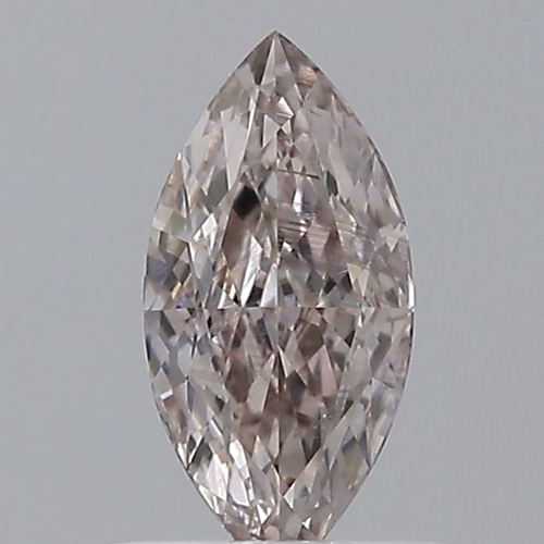 0.5 carat Fancy Pinkish Brown-SI2 Natūralus Marquise Deimantas (1)