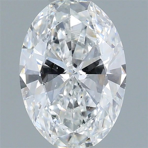 0.63 carat D-SI1 Natūralus Oval Deimantas (1)