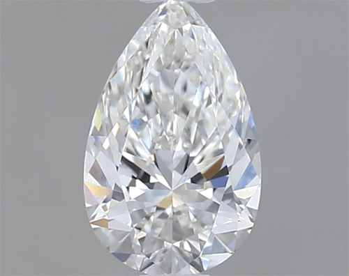 0.7 carat F-VS2 Natūralus Pear Deimantas (1)