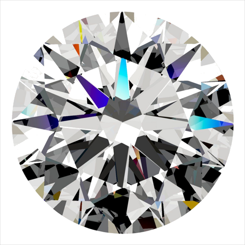 0.3 carat D-VVS2 Excellent cut Natūralus Round Deimantas (1)