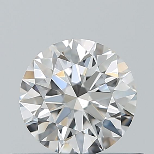 0.5 carat F-VVS2 Excellent cut Natūralus Round Deimantas (1)