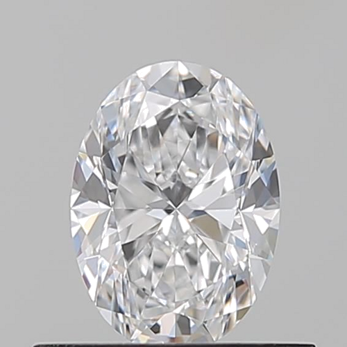 0.5 carat D-VVS2 Natūralus Oval Deimantas (1)