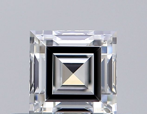 0.37 carat G-VVS2 Natūralus Square Radiant Deimantas (1)