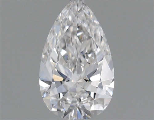 0.43 carat F-SI1 Natūralus Pear Deimantas (1)