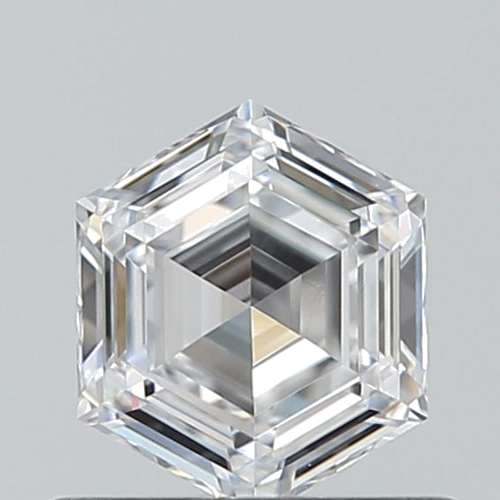0.5 carat D-VVS2 Natūralus Hexagonal Deimantas (1)