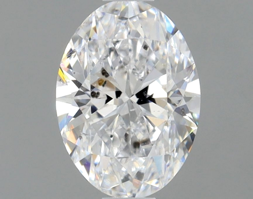 0.7 carat D-SI2 Natūralus Oval Deimantas (1)