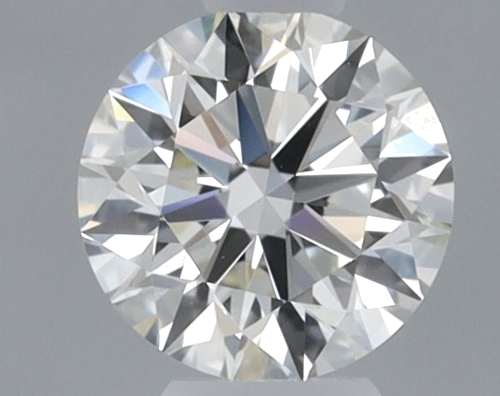 0.43 carat K-VVS2 Excellent cut Natūralus Round Deimantas (1)