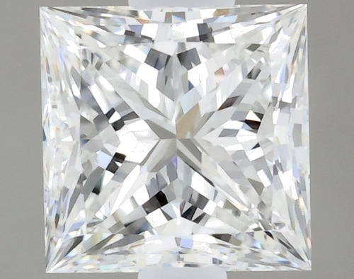 0.44 carat F-IF Natūralus Princess Deimantas (1)